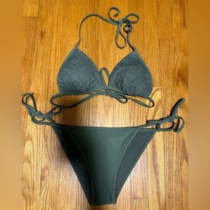 Aerie Bikini (Army Green)